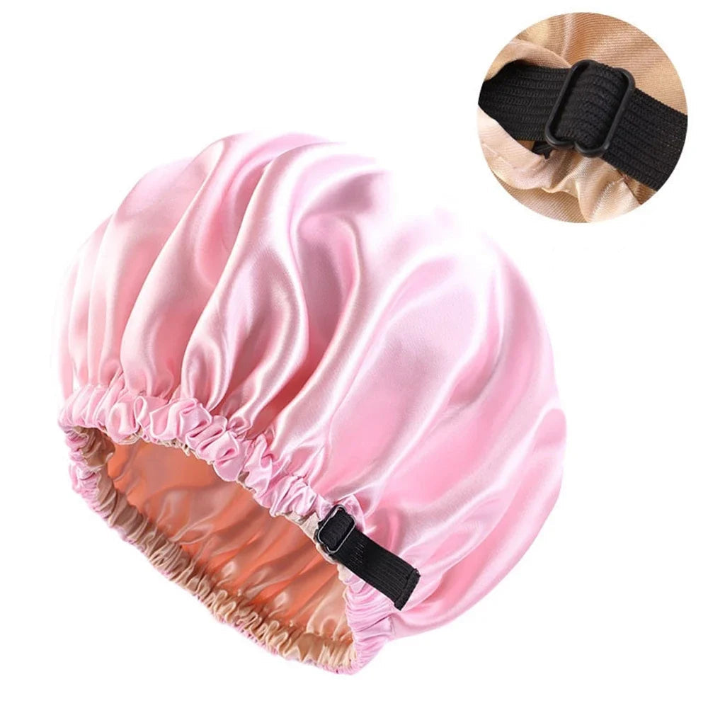 Bonnet en Satin Ajustable